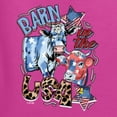 thumbnail image 6 of Wild Bobby Barn In The USA Red White and Blue Cows Pop Culture Unisex Crewneck Sweatshirt, Fuschia, Medium, 6 of 6