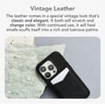 thumbnail image 5 of DONBOLSO Vintage Black Leather iPhone 14 Pro Max Case - Classic Cover with Anti-Scratch Microfiber Lining - Compatible with MagSafe - Size 14 Max, 5 of 5