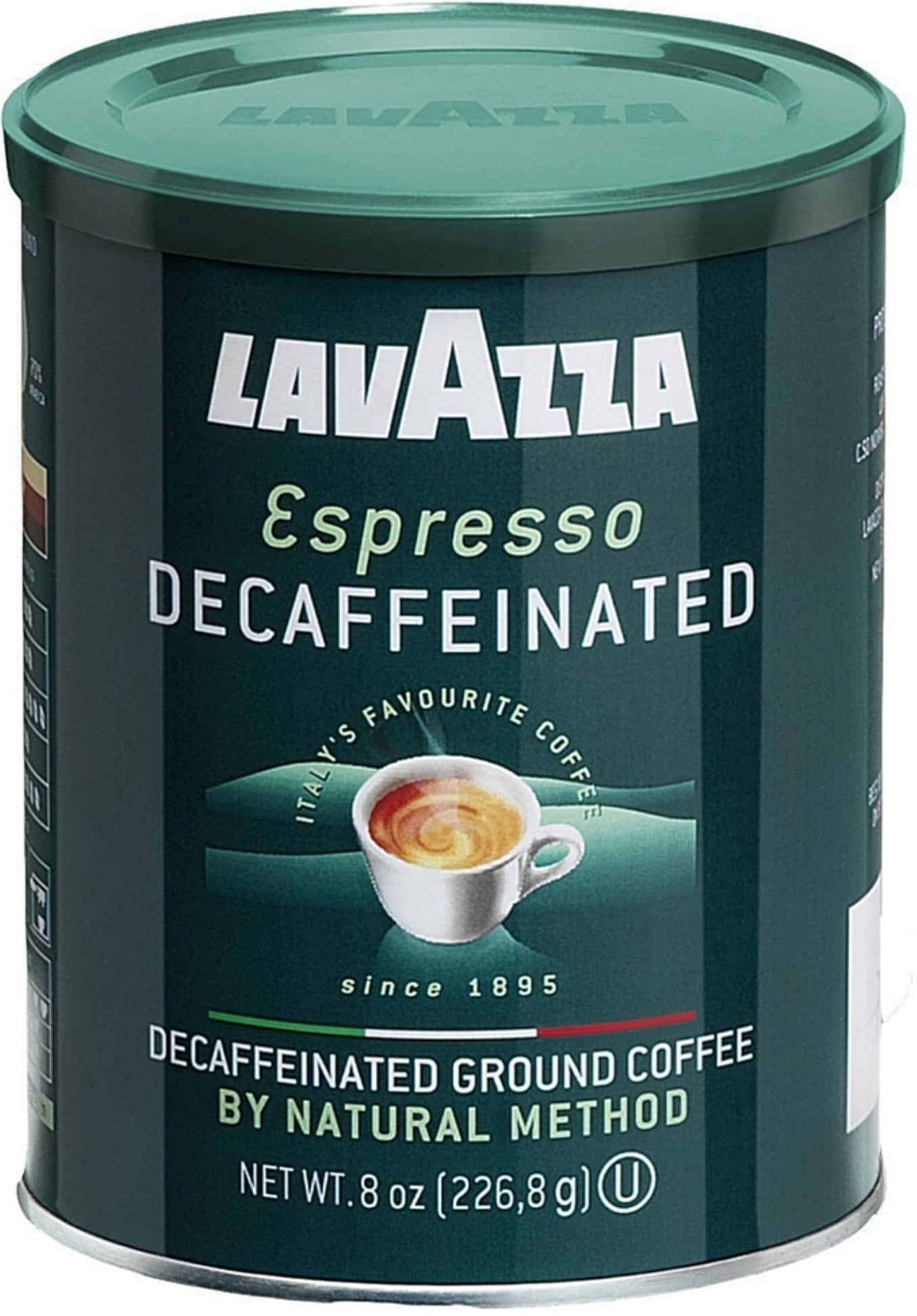 3 Pack LavAzza Espresso Decaffeinated Ground Coffee 8 oz by