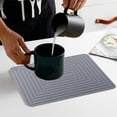 thumbnail image 6 of OEFNTAC Kitchen Dining Table Cookware Tableware Heat Proof Draining Large Size Soft Rubber Insulated Placemat, 6 of 6