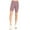Mauve, variant on Women's Stretch Side Pockets Soft Active Running Biker Shorts