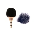 thumbnail image 1 of 3.5mm Mini Microfóno para Móvil + Peludo Mic Parabrisas Windmuff Cubierta Juguetes Sunnimix Mini micrófono, 1 of 8