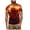 Orange, variant on WOLIAUO Funny Mens Halloween Crewneck T-Shirt Lightweight Breathable Short Sleeve Mens Summer Shirts for Everyday, Shirts for Men Graphic Print Tops XL Orange