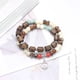 thumbnail image 1 of Accesorios envueltos doble estilo étnico pulsera de cerámica pulsera de cuentas mujer alto sentido, 1 of 6