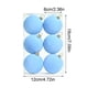 thumbnail image 3 of Xihbxyly Oferta Relampago Piezos, Terciopelo Flocadas, Bolas Decorativas, Plástico para Árbol de Navidad, Adornos Colgantes Decorativos para Árbol de Navidad 2,4 Pulgadas, 3 of 6