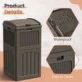 thumbnail image 2 of Homall Homes 2 PCS 36 Gallon Trash Can Plastic Kitchen Trash Can, 2 of 7