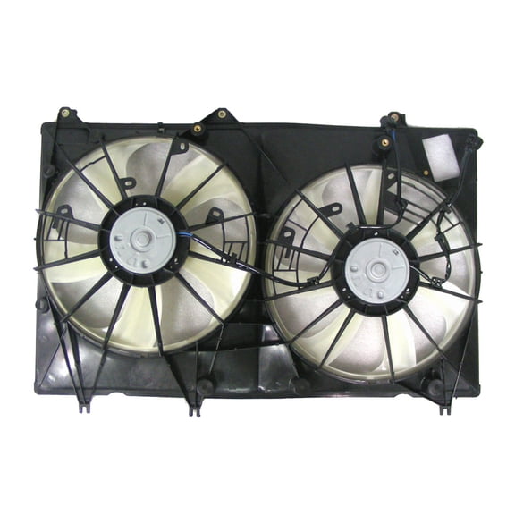 Agility Auto Parts 6034149 Dual Radiator and Condenser Fan Assembly for Toyota Models