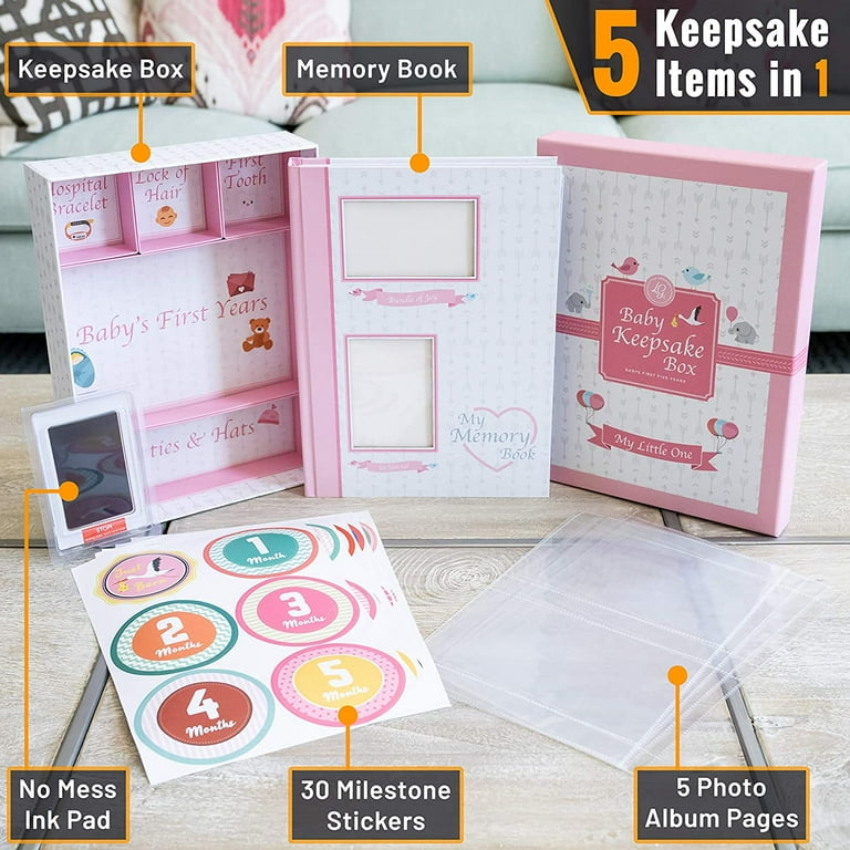 Baby's first best sale year keepsake box