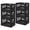 Blue, variant on Juggernaut Storage 24QT Plastic Heavy-Duty Milk Crate, Black