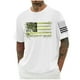 thumbnail image 1 of Tops para hombre, blusas y camisas de cuello redondo y manga corta para hombre, blusas casuales de cuello redondo con estampado de moda para hombre, blusas de cuello redondo y manga corta, camisas par, 1 of 5