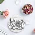 thumbnail image 4 of FMSHPON Funny Octopus Set of 8 Round Coaster for Drinks, Absorbent Ceramic Stone Coasters Cup Mat with Cork Base for Home Kitchen Room Coffee Table Bar Decor, 4 of 6