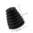 thumbnail image 4 of RUNROTOO 2Pcs Impact Drill Electric Hammer Dust Cover Black Protector for Power Tool Use, 4 of 6