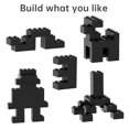 thumbnail image 5 of Ttehgb Toy Classic Bulk Brick Block 2X4 Ladrillo De Construcción De 200 Piezas Negro Compatible con Piezas Y Piezas 3001 Juego Creativo - Compatible con Las Principales Marcas(Color:Negro), 5 of 5