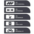 thumbnail image 3 of Motorcycle bag,Tools Rearseat Universal Rear Rearseat 23-35l Universal Ba Mewmewcat Buzhi, 3 of 7