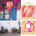 thumbnail image 3 of HOOWIFFY 3Pcs Outdoor Hanging Decor Hot Air Balloon Pink Spiral Design for Parties, 3 of 5