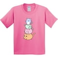 thumbnail image 3 of Inktastic Kawaii Kitten Stack Youth T-Shirt, 3 of 5
