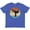 Vintage Royal Blue, variant on Inktastic Karate Martial Arts Silhouette Youth T-Shirt