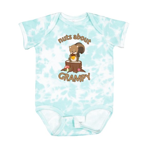 Inktastic Nuts About Grampy Boys or Girls Baby Bodysuit