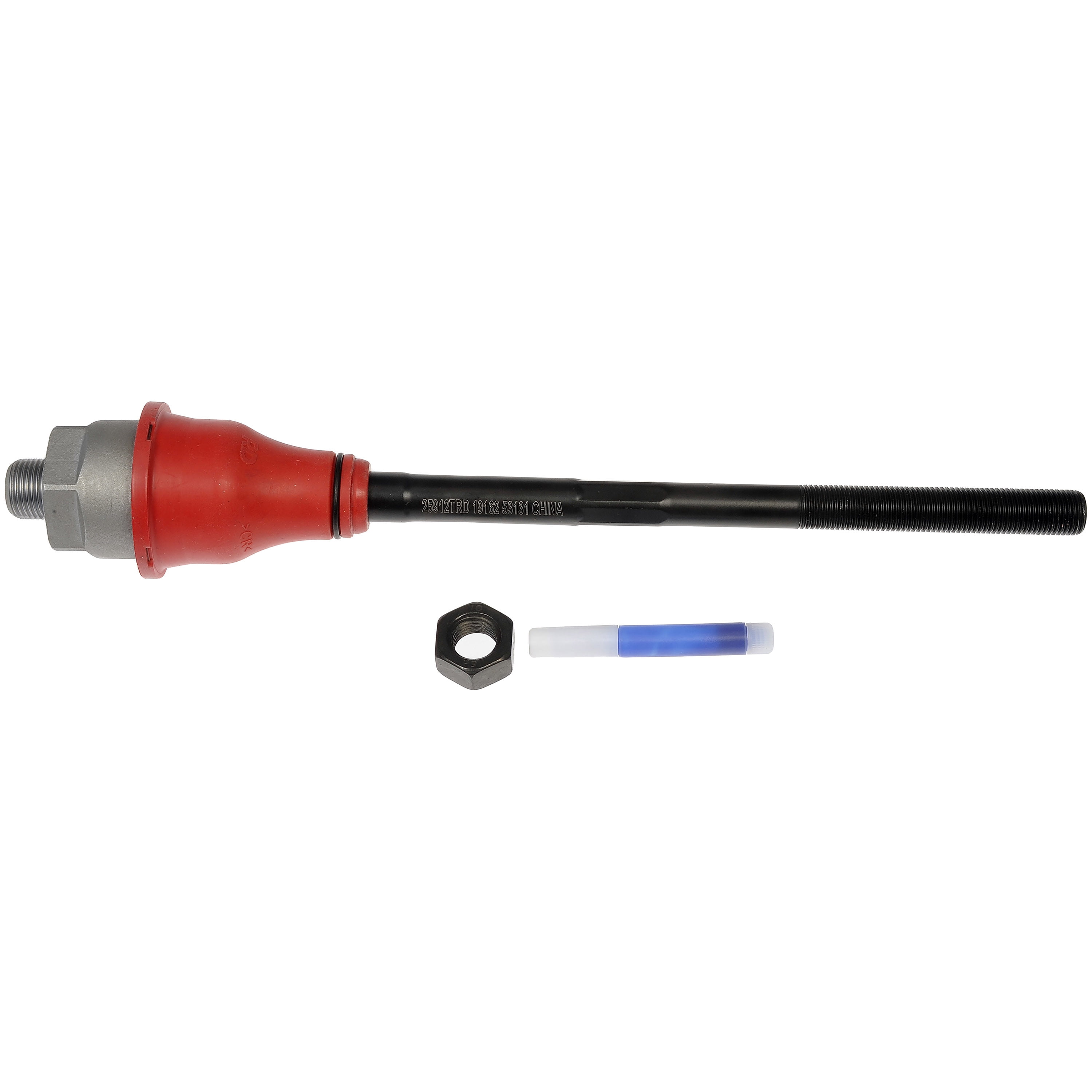 Dorman T3488RD Front Inner Steering Tie Rod End for Specific Models, Black