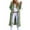 Green, variant on TJAZFJPA Corduroy Jacket Women Women's Open Front Long Trench Coats Long Sleeve Slim Casual Pockted Windproof Overcoat with Belt Womens Suit Jacket Black Zip up Jacket Women