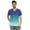 Medium Blue, variant on Regular Fit&nbsp;Ombre T-shirt For Mens Solid Short Sleeve Casual Tee Shirt