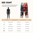 thumbnail image 3 of Kdxio Women's Comfy Stretch Abstract Colorful Skull Art Print Drawstring Pajama Pants-XX-Large, 3 of 5