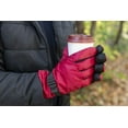 thumbnail image 5 of 1 Pair of Adult One Size Insulated Waterproof Windproof Cold Winter Weather Gloves for Snow, Wind, Rain, Hail, Freezing Temperatures and Harsh Climates in Red, 5 of 6