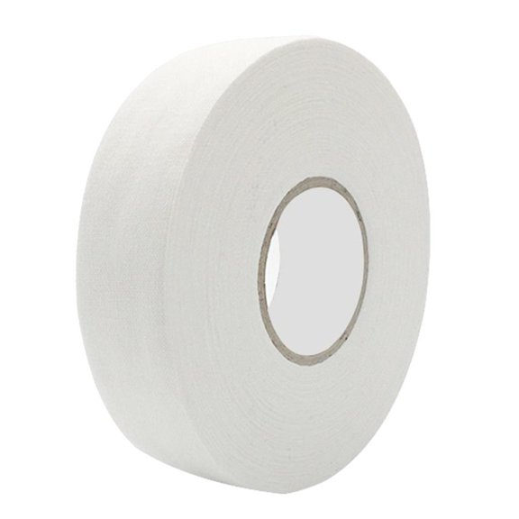 Greeniant Rollo de cinta adhesiva para hockey sobre hielo, paño de algodón, mango de palo, envoltura de agarre, color blanco Type2 NO2