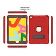 thumbnail image 6 of Dteck Case for Apple iPad 8th Generation 10.2-inch (2020),Shockproof Armor Rugged Rubber Hybrid Hard PC Protective Stand iPad 7th Gen 10.2" 2019 Cover (Without Screen Protector),Red+Black, 6 of 6