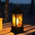 thumbnail image 4 of Halloween Globe Lantern with Spooky Pumpkin Design Battery Operated Lighted Lantern for Indoor Outdoor Halloween Festival Decoration Party Gifts and Home Decor Spooky Scene Illumination, 4 of 5