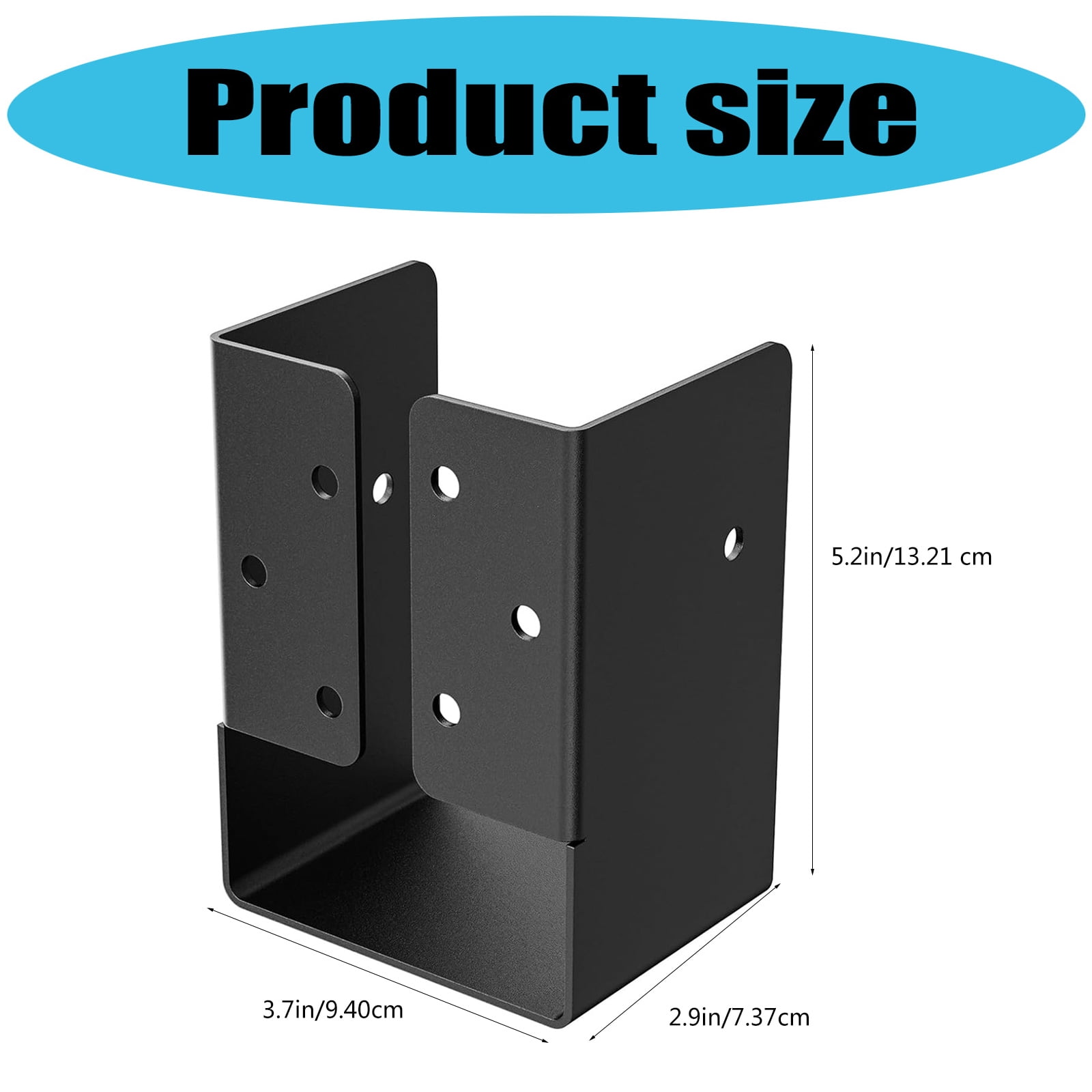 Joist Hanger, Joist Brackets, Black Beam Brackets, Concealed Flange Hanger for Woo