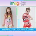 thumbnail image 3 of Disney Minnie Mouse Jersey Athletic Tank Top and Shorts Outfit Set Toddler to Big Kid, 3 of 5