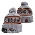 thumbnail image 1 of New Era Denver Broncos knitted hat is a fashionable item for fans to wear every day., 1 of 9