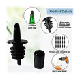 thumbnail image 4 of 50PCS Bottle Pourers Syrup Pourer Pour Spouts Plastic Liquor with Rubber Dust Cap Covers, 4 of 5