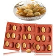 thumbnail image 5 of 2 uds Madeleine Pan de silicona Madeline galletas Pan 9 cavidades Madeleine molde antiadherente para hacer galletas, pasteles y dulces, 5 of 5