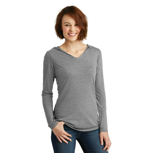Sudadera con capucha de manga larga Perfect Tri® para mujer de District®. DM139L Distrito DM139L