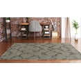 thumbnail image 2 of Linon Aspire Geo Hand Tufted Wool 8'x11' Rug in Gray, 2 of 4