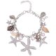 thumbnail image 1 of Pulseras de tobillo con concha de estrella de mar de 7 pulgadas Pulseras de tobillo con concha de estrella de mar Pulsera de tobillo con perla Pulsera de concha ajustable con dije Bisutería, 1 of 9