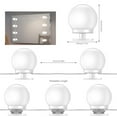 Hollywood Style LED Vanity Mirror Lights Kit with 10 Dimmable Light ...