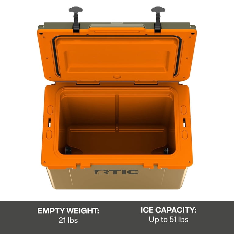 RTIC Large 52 QT Ultra-Light Hard-Sided Cooler, Trailblazer, Holds