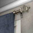 thumbnail image 2 of 5/8" Dia Adjustable 48"-84" single curtain rod with Mollie Finials - Antique Light Gold,(5714-484), 2 of 3