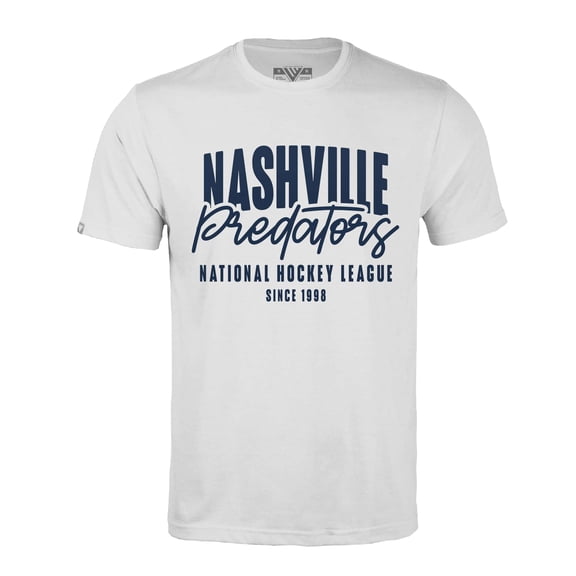 Men's Levelwear  White Nashville Predators  Richmond Response T-Shirt