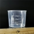 thumbnail image 1 of 10 vasos medidores de medicamentos de plástico transparente de doble escala de 15 ml/30 ml, 1 of 5