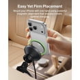 thumbnail image 3 of Cargador inalámbrico de coche Belkin con soporte magnético para ventilación y cable USB-C, 3 of 9