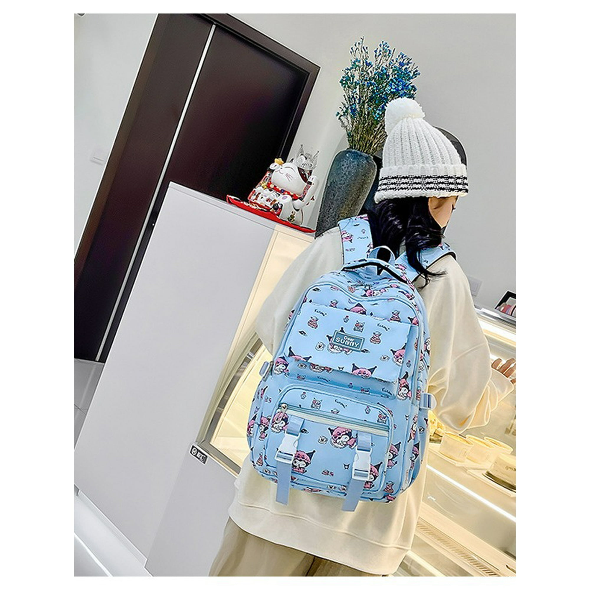 2024 New Wholesale Backpacks for Primary and Secondary School Students Cute High School Students Large Capacity School Bags