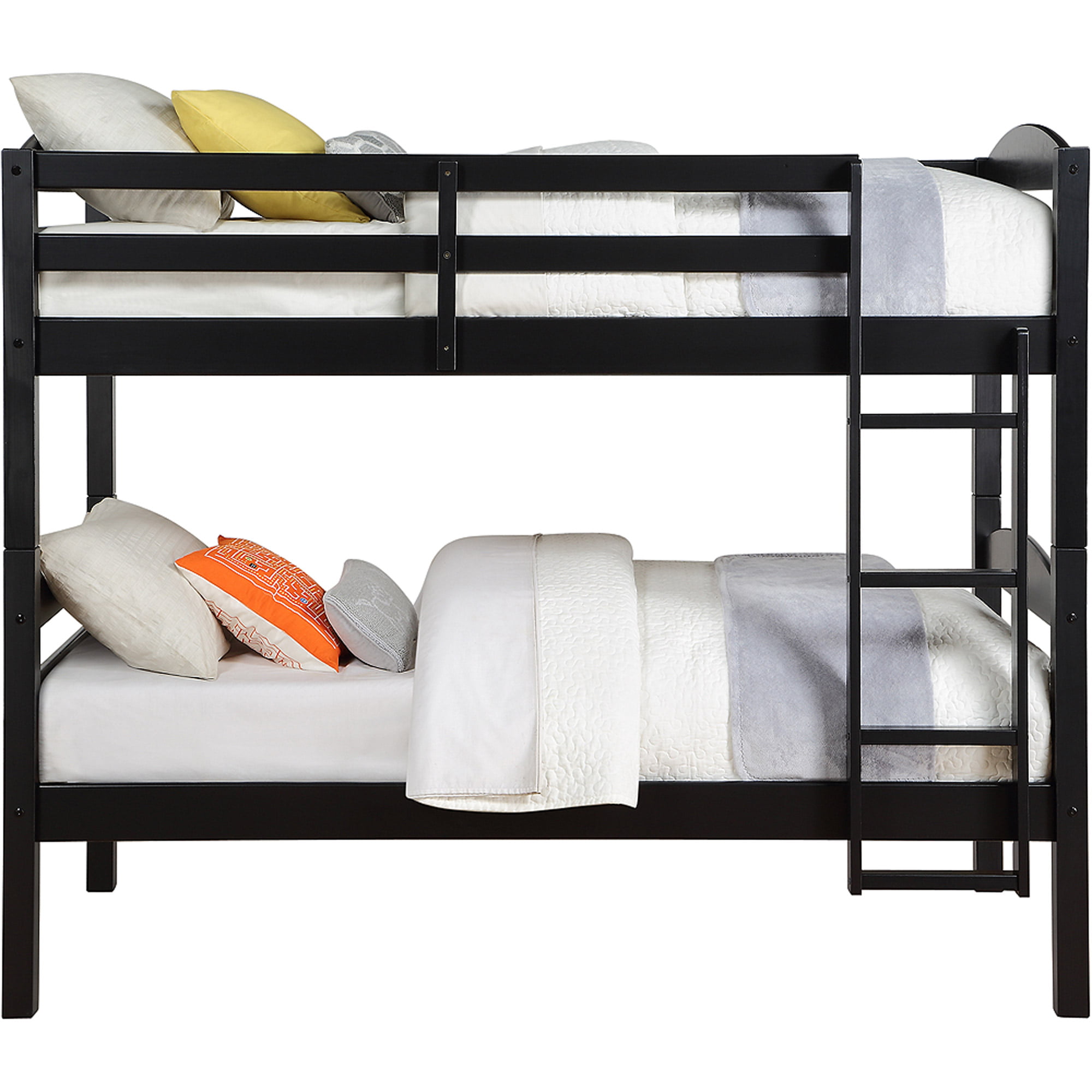 better homes and gardens leighton twin over twin wood bunk bed