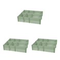 thumbnail image 1 of Ounissouiy Divisores de cajones ajustables DIY sistema de organización de cajones combinación libre divisores de cajones verde 5 unids/set Type1 NO1, 1 of 6