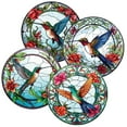 thumbnail image 2 of Christmas decorations Creative Room Decor 4 Sheets Anti Collision Bird Stickers Up Lighting Indoors Window Clings Decal Birds Pvc, 2 of 7