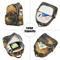 thumbnail image 5 of JIALIOU Mini Backpack Purse for Women Quilted Casual Daypack Small Travel Shoulder Bag, Golden Tree on River Bank, 5 of 7