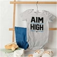 thumbnail image 4 of US Air Force Aim High USAF Logo Romper Boys or Girls Infant Baby Brisco Brands 12M, 4 of 6